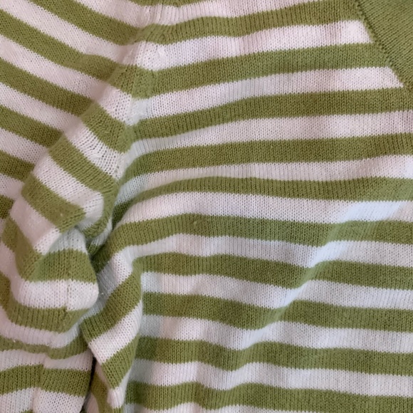 Banana Republic Factory // green/white stripe EUC - Picture 3 of 6